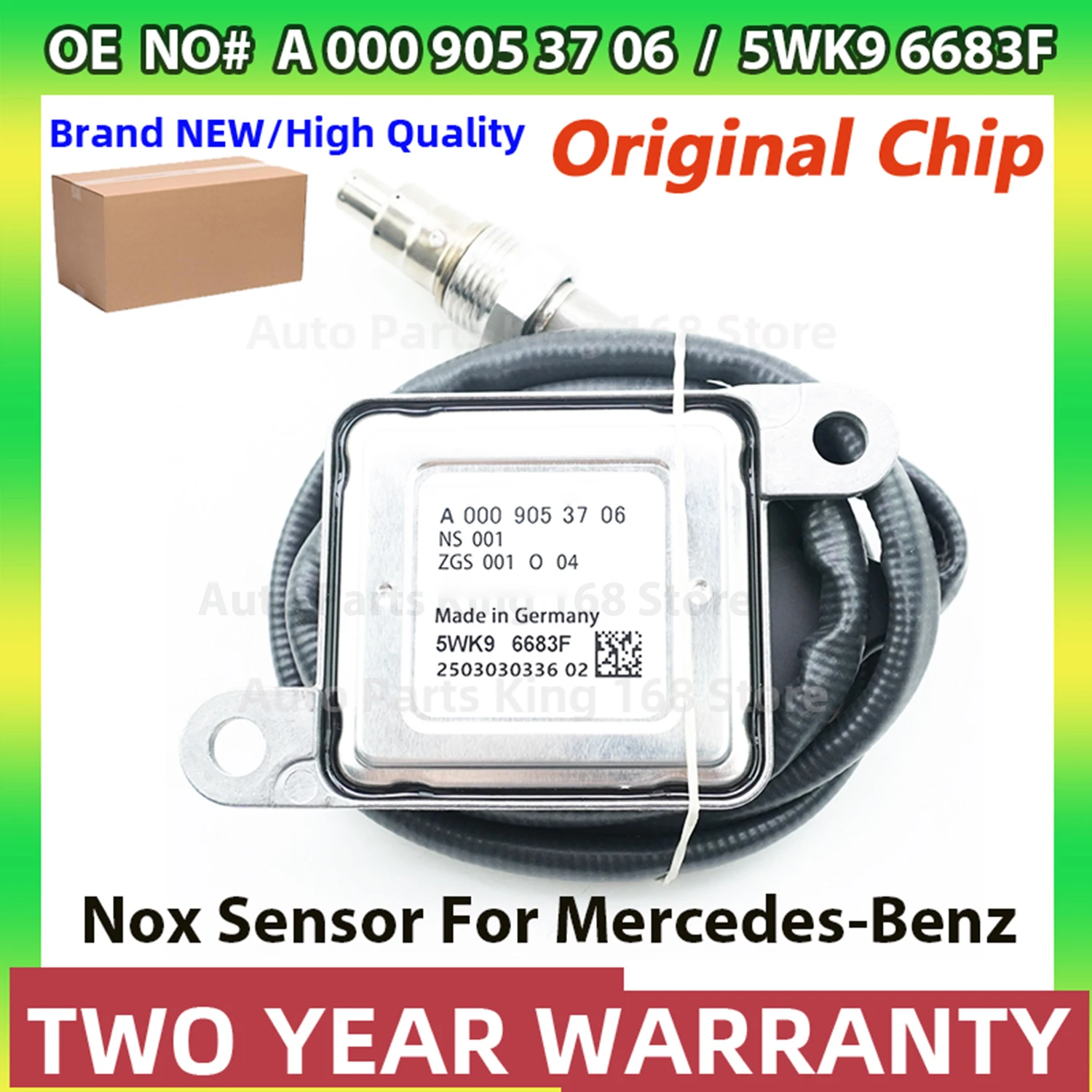 5WK96683F A0009053706 a0009053706 Original New Nitrogen Oxide NOx Sensor For Mercedes Benz GL320 GL350 GLS350 GLE300d ML250
5WK96683F A0009053706 a0009053706 Original New Nitrogen Oxide NOx Sensor For Mercedes Benz GL320 GL350 GLS350 GLE300d ML250