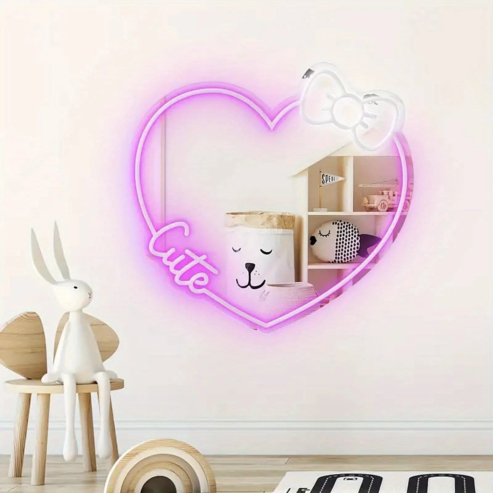 Светодиодные неоновые вывески Cute Love Mirror — романтические, питание от USB с затемнением, идеально подходят для спален, свадеб и вечеринок
Светодиодные неоновые вывески Cute Love Mirror — романтические, питание от USB с затемнением, идеально подходят для спален, свадеб и вечеринок