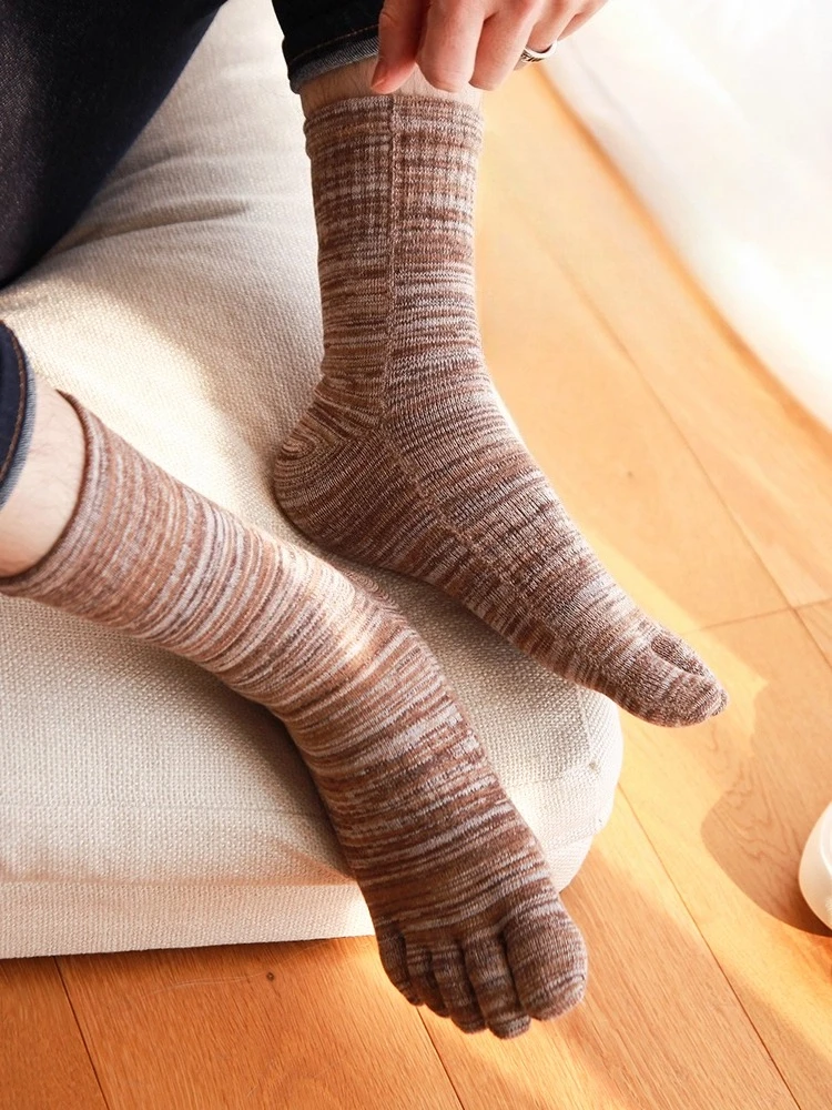 5 пар носков с пятью пальцами, мужские спортивные носки среднего размера из чистого хлопка, носки с носком в этническом стиле
5 пар носков с пятью пальцами, мужские спортивные носки среднего размера из чистого хлопка, носки с носком в этническом стиле