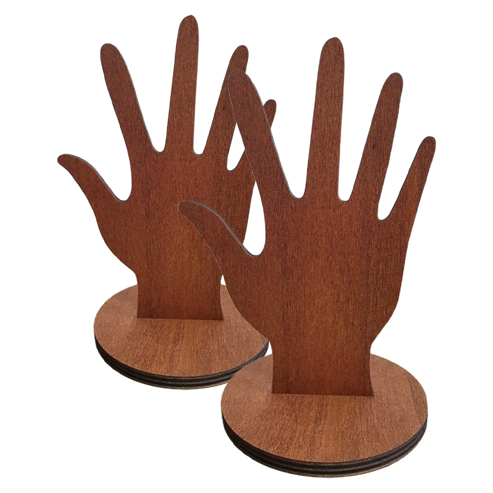 2pcs Storage Rack Hand Shaped Jewelry Ring Holder Holder Brown Color Organizer for Bracelets Rings Accessories
2pcs Storage Rack Hand Shaped Jewelry Ring Holder Holder Brown Color Organizer for Bracelets Rings Accessories