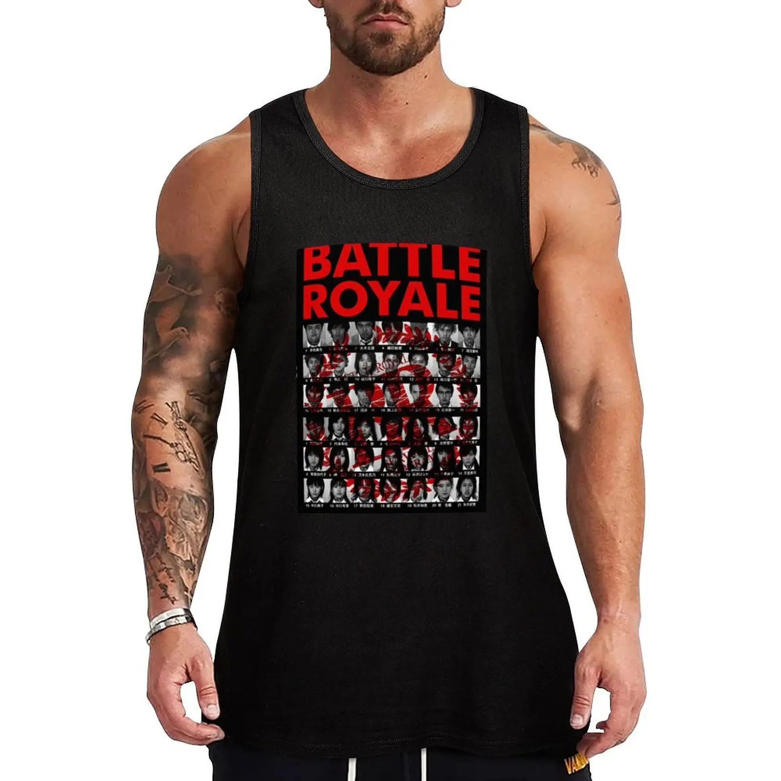 Battle Royale Movie Tank Top Men's clothing Men sleeveless tee Men gym sportswear sleeveless gym shirts male
Battle Royale Movie Tank Top Men's clothing Men sleeveless tee Men gym sportswear sleeveless gym shirts male
