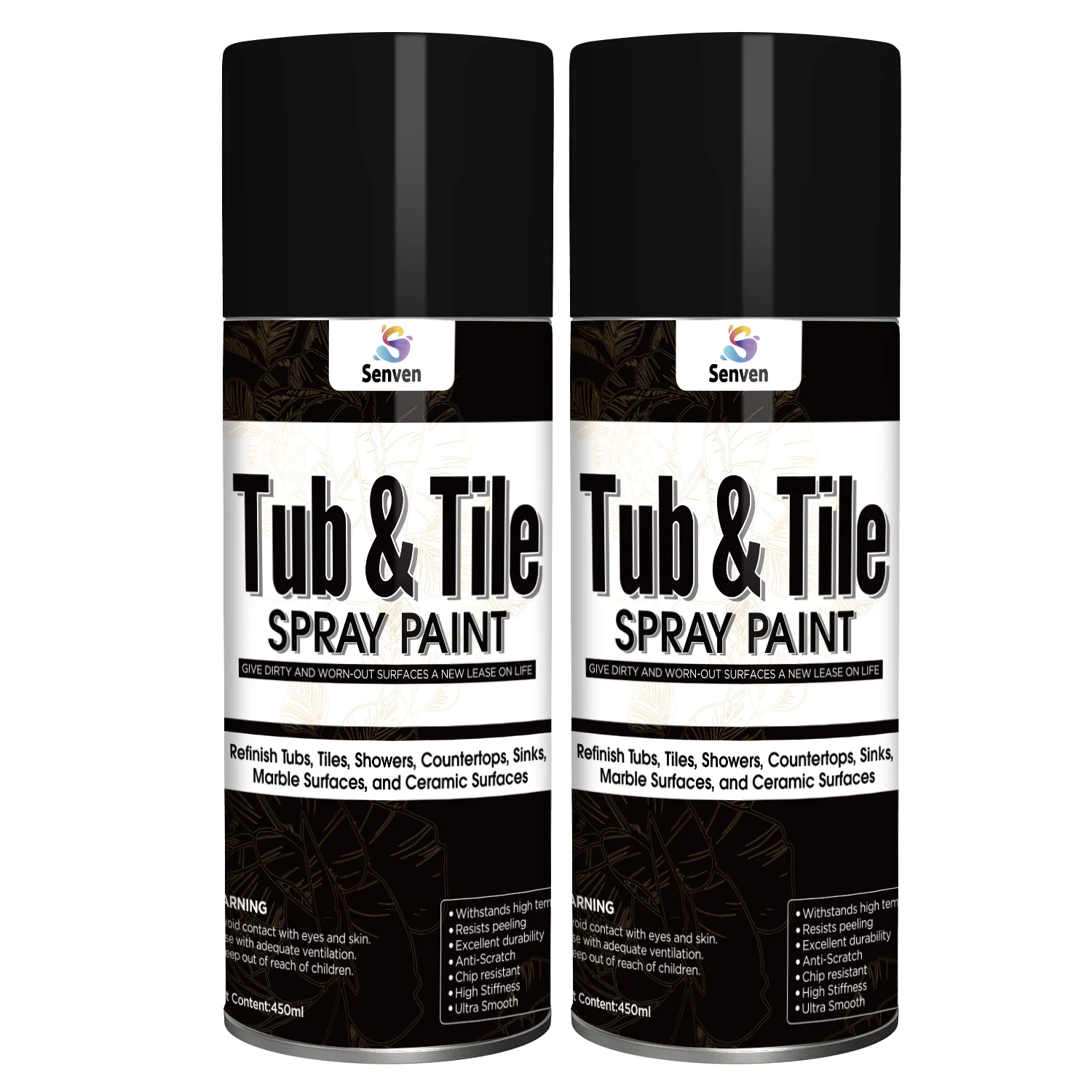 2 PackTub and Tile Spray Paint White Gloss Aerosol Spray Tile Paint Bathtub Refinishing Kit for Tiles Ceramic Porcelain
2 PackTub and Tile Spray Paint White Gloss Aerosol Spray Tile Paint Bathtub Refinishing Kit for Tiles Ceramic Porcelain