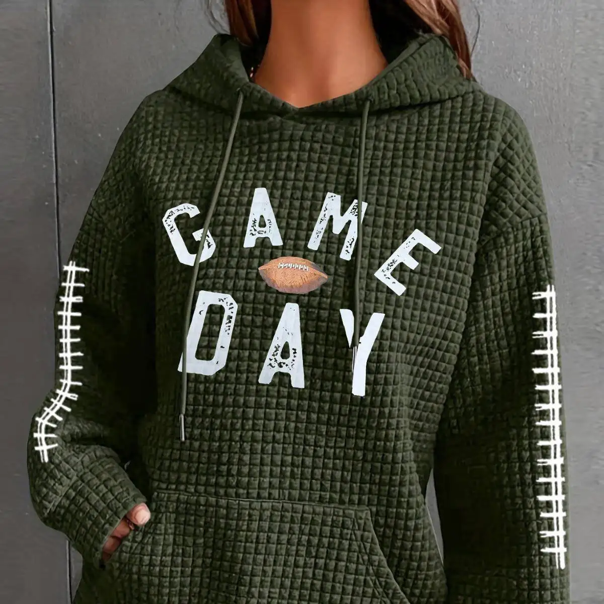 Women's Casual round Neck Sweatshirt Letter Print Competition Day Design Autumn Winter Fashionable Comfortable Streetwear
Women's Casual round Neck Sweatshirt Letter Print Competition Day Design Autumn Winter Fashionable Comfortable Streetwear