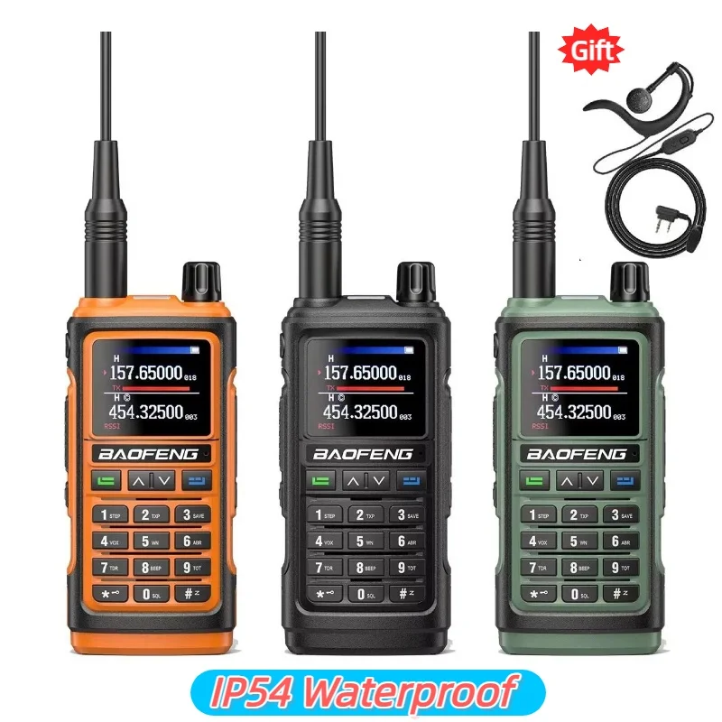 Baofeng UV-17 UHF VHF High Power Analog Wakie Talkie Dual Band Two Way Radio with 5W Long Range Camping Earpiece Gift 
Baofeng UV-17 UHF VHF High Power Analog Wakie Talkie Dual Band Two Way Radio with 5W Long Range Camping Earpiece Gift