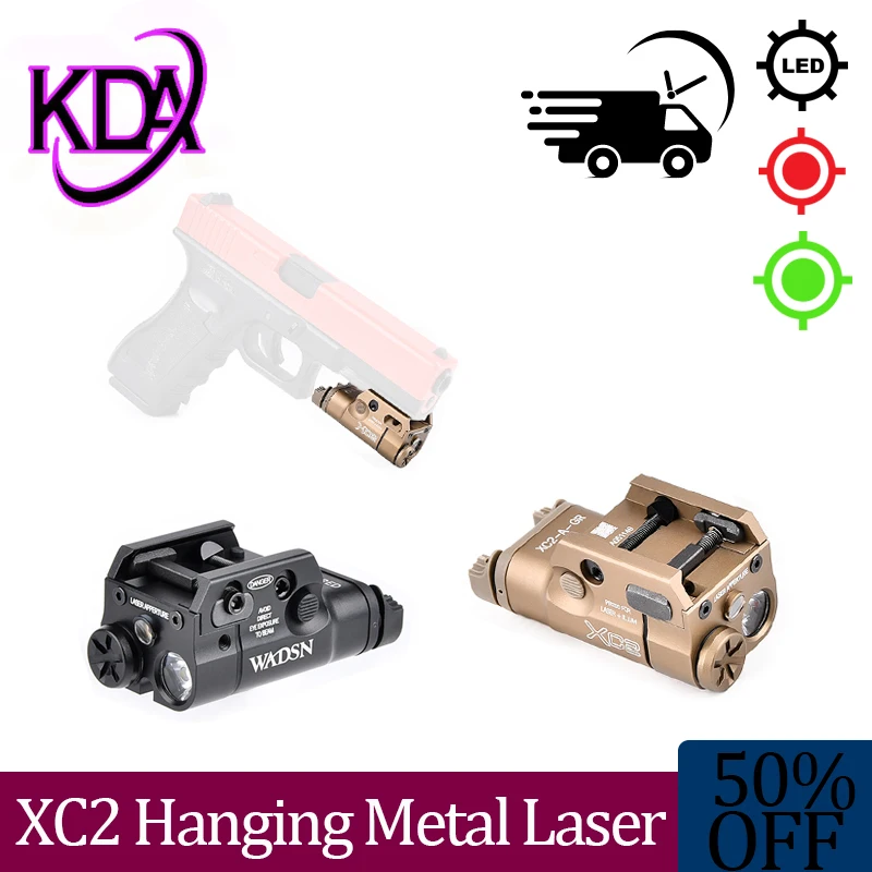 Wadsn Tactical XC2 Metal Hanging Pistol Light Red Dot Green Aiming LED White Scout Light Fit 20mm Rail Outdoor Accessory
Wadsn Tactical XC2 Metal Hanging Pistol Light Red Dot Green Aiming LED White Scout Light Fit 20mm Rail Outdoor Accessory