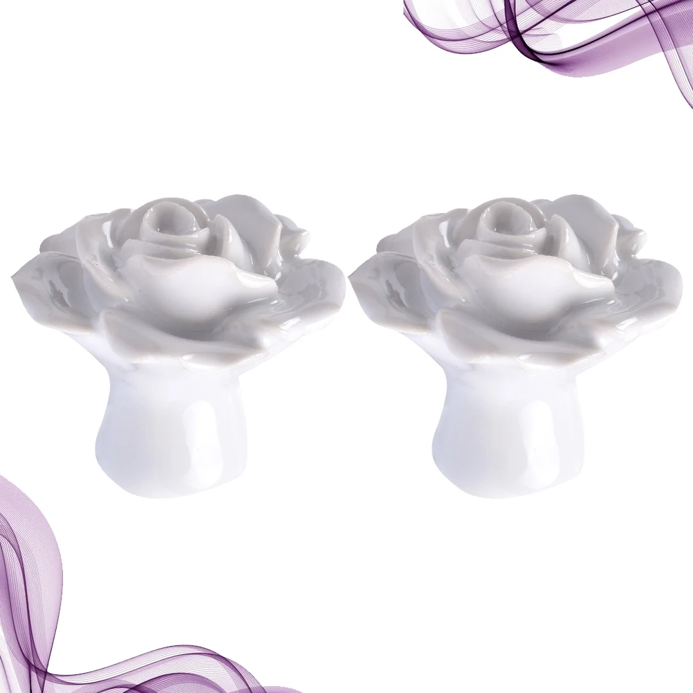 2 Pcs Rose Ceramic Handle Door Knobs for Cupboards Cabinet Handles Flowers Pulls Vintage
2 Pcs Rose Ceramic Handle Door Knobs for Cupboards Cabinet Handles Flowers Pulls Vintage