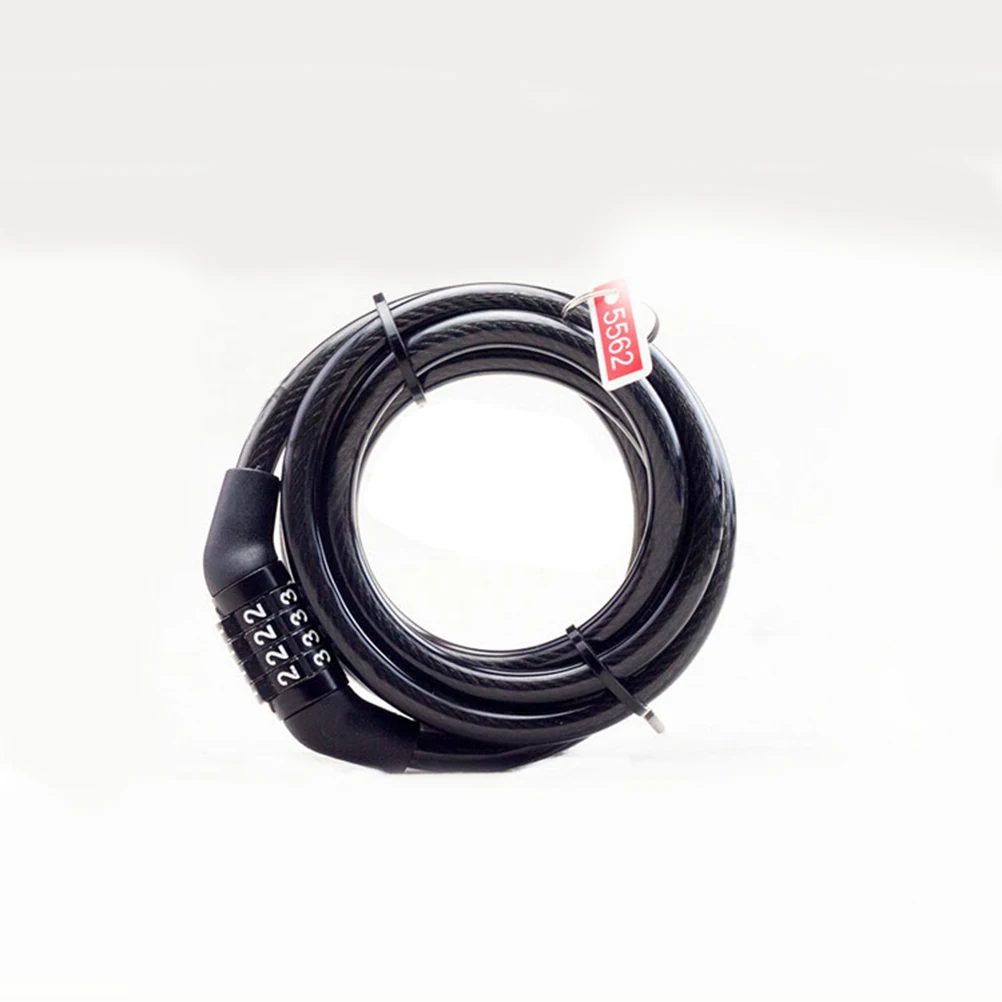 4 Heavy Duty Bike Cable Lock Black Sturdy Key Free Combination Password Open Durable Well Built Easy Carry Secure Vehicle
4 Heavy Duty Bike Cable Lock Black Sturdy Key Free Combination Password Open Durable Well Built Easy Carry Secure Vehicle