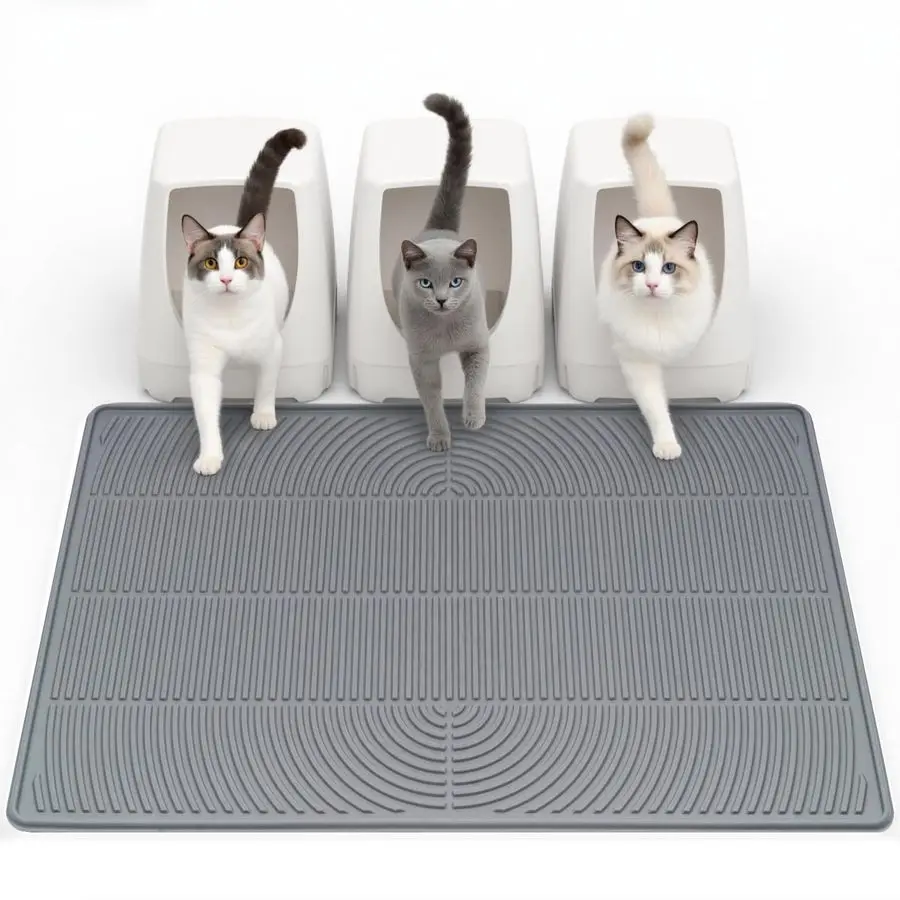 Коврик для кошачьего туалета, очень большой силиконовый коврик для кошачьего туалета 40 х 28, водонепроницаемый, нескользящий, сброс, легко чистится, мягкий на котенке
Коврик для кошачьего туалета, очень большой силиконовый коврик для кошачьего туалета 40 х 28, водонепроницаемый, нескользящий, сброс, легко чистится, мягкий на котенке