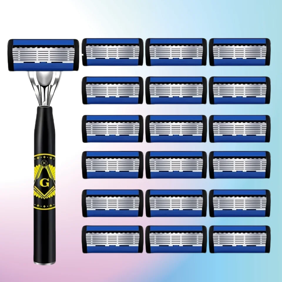 6 Layers Shaver Razor Cassette Shaving Razor Set Blue Body Face Hair Removal Knife Women Men
6 Layers Shaver Razor Cassette Shaving Razor Set Blue Body Face Hair Removal Knife Women Men