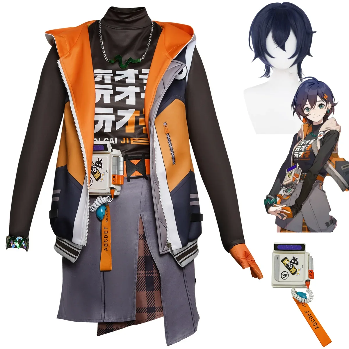 Anime Game Zenless Zone Zero Belle Cosplay Costume Tracksuit Hooded Coat Skirt Wig Waist Decorations Woman Sexy Daily Suit
Anime Game Zenless Zone Zero Belle Cosplay Costume Tracksuit Hooded Coat Skirt Wig Waist Decorations Woman Sexy Daily Suit