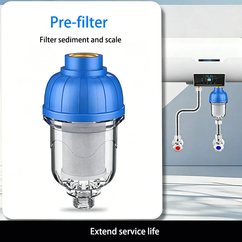 Pre-filter Water Heater Household Tap Faucet Washing Machine Shower Anti-scale Stainless Steel Filter Water Purifier
Pre-filter Water Heater Household Tap Faucet Washing Machine Shower Anti-scale Stainless Steel Filter Water Purifier