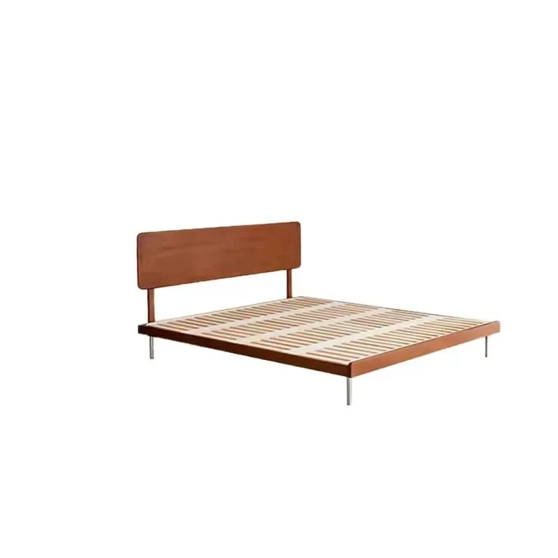 Solid wood bed 1.8 meters Nordic home retro double bed 1.5 meters bedroom single bed
Solid wood bed 1.8 meters Nordic home retro double bed 1.5 meters bedroom single bed