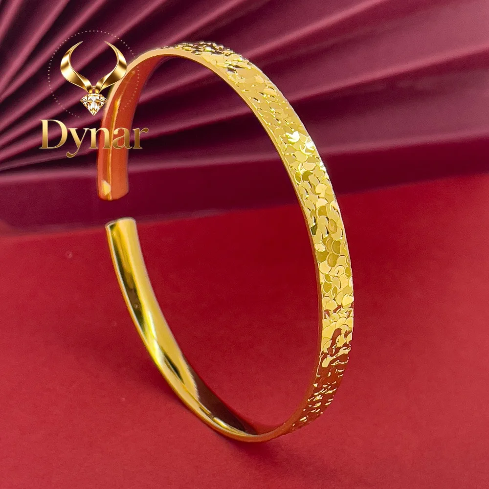 Dynar Jewelry 9999 genuine gold 24K gold antique hammer diamond broken ice gold bracelet gold jewelry gift open bracelet
Dynar Jewelry 9999 genuine gold 24K gold antique hammer diamond broken ice gold bracelet gold jewelry gift open bracelet