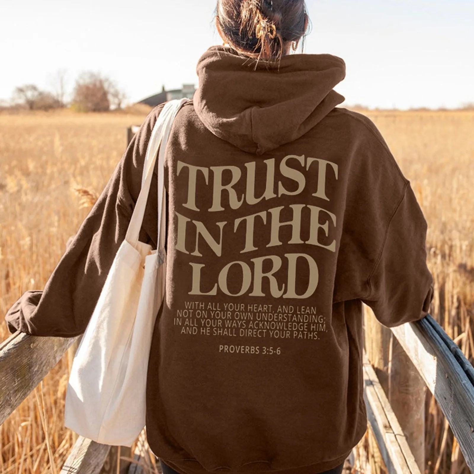 Reversible Letter Print Long Sleeve Hoodie Women Casual Loose Fit Hooded Pullover with Pocket Autumn Winter Fashion Sweatshirt
Reversible Letter Print Long Sleeve Hoodie Women Casual Loose Fit Hooded Pullover with Pocket Autumn Winter Fashion Sweatshirt