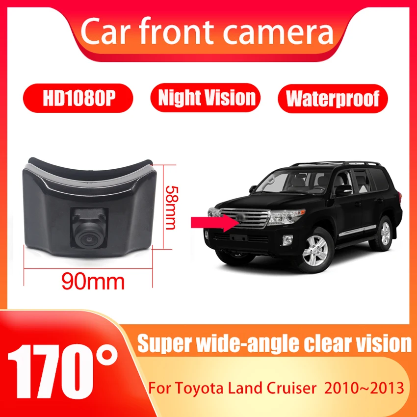 170 Degree Wide Angle HD 1080P Car Front View Camer Nigh Vision Waterproof For Toyota Land Cruiser 2010 2011 2012 2013
170 Degree Wide Angle HD 1080P Car Front View Camer Nigh Vision Waterproof For Toyota Land Cruiser 2010 2011 2012 2013