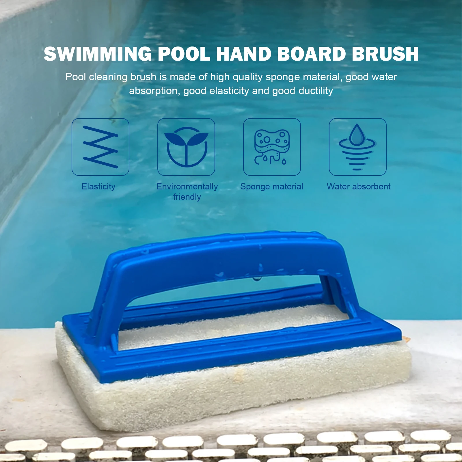 1/3Pcs Hand-Held Swimming Pool Brush with Non Slip Handle Hand Scrubbing Brush Portable Pool Cleaning Brush for Swimming Pool
1/3Pcs Hand-Held Swimming Pool Brush with Non Slip Handle Hand Scrubbing Brush Portable Pool Cleaning Brush for Swimming Pool