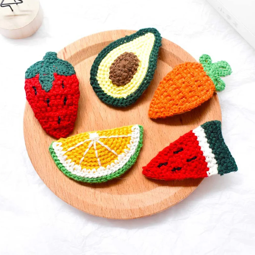 6pcs Fruit Design Clips Fabric Hairpins For Carrot Hair Pin Watermelon Grapefruit Avocado Strawberry Stylish Barrettes
6pcs Fruit Design Clips Fabric Hairpins For Carrot Hair Pin Watermelon Grapefruit Avocado Strawberry Stylish Barrettes