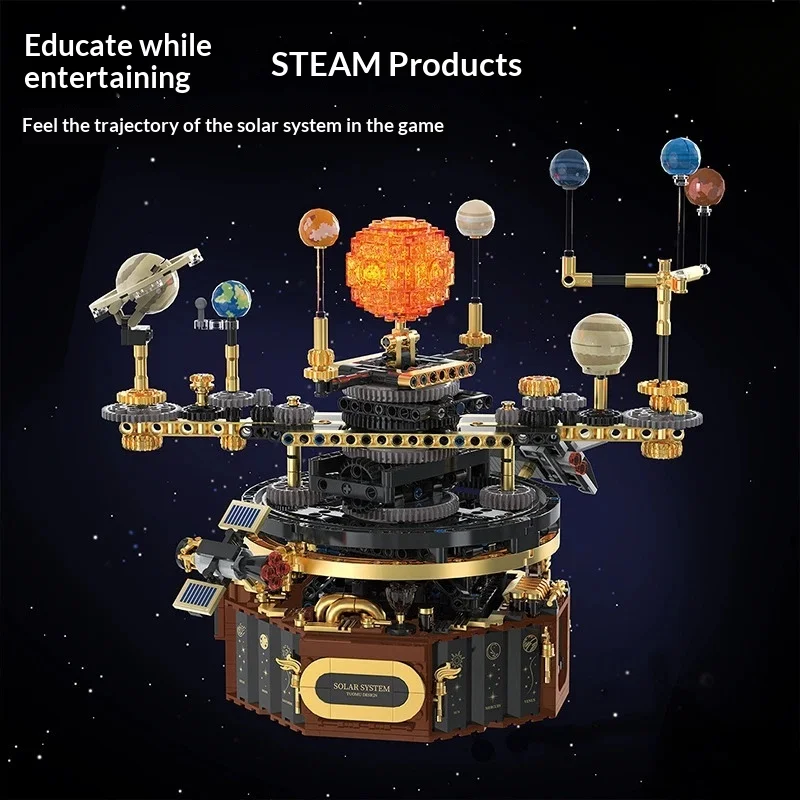 Tuomu T2004 Electric Solar System Orrery Building Blocks Stem Educational Compatible With Lego Home Table Decor For Adult
Tuomu T2004 Electric Solar System Orrery Building Blocks Stem Educational Compatible With Lego Home Table Decor For Adult