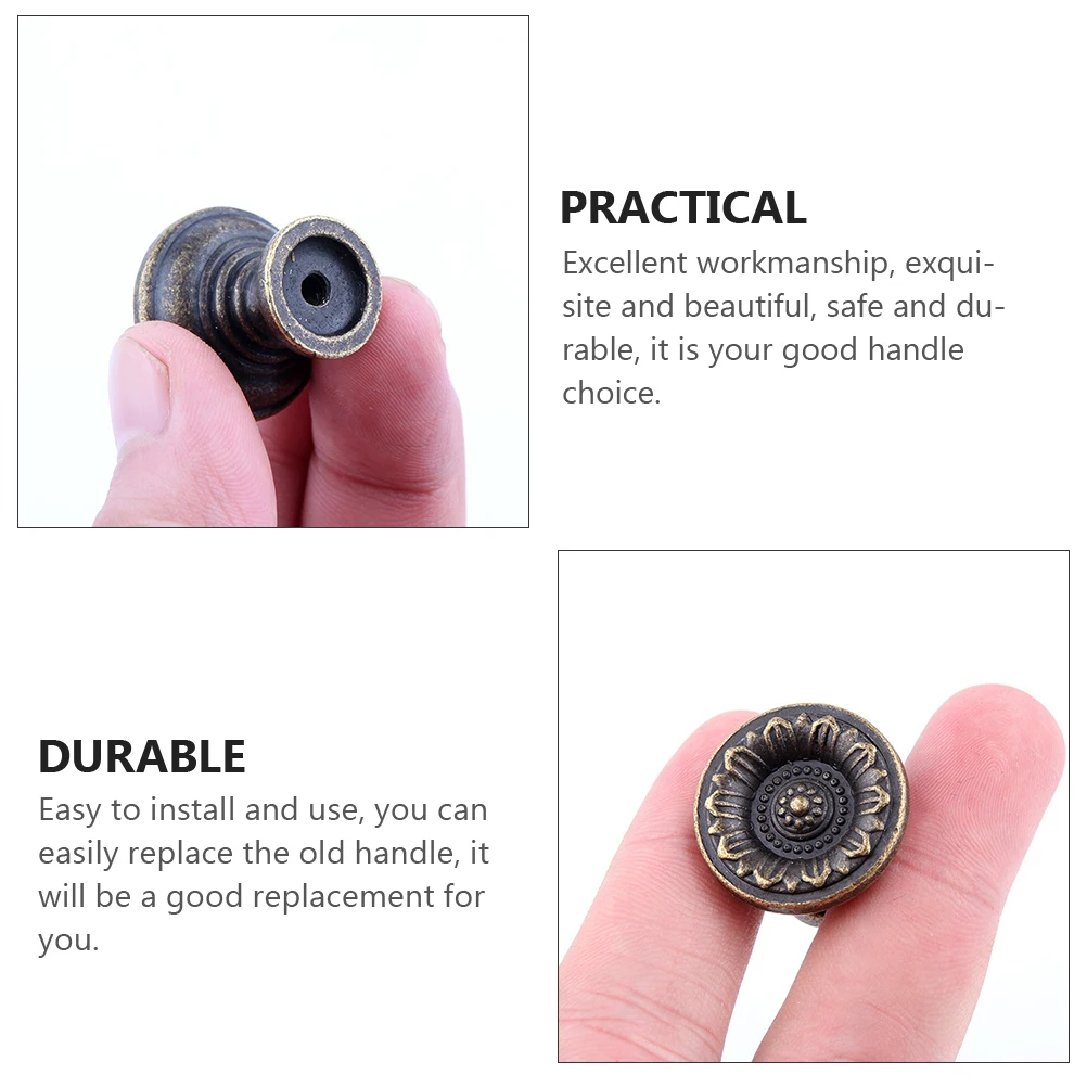 5pcs Cabinet Drawer Furniture Handle Retro Door Knob Wardrobe Grip Handle Home Door Supply Closet Pulls Single Hole Knob
5pcs Cabinet Drawer Furniture Handle Retro Door Knob Wardrobe Grip Handle Home Door Supply Closet Pulls Single Hole Knob