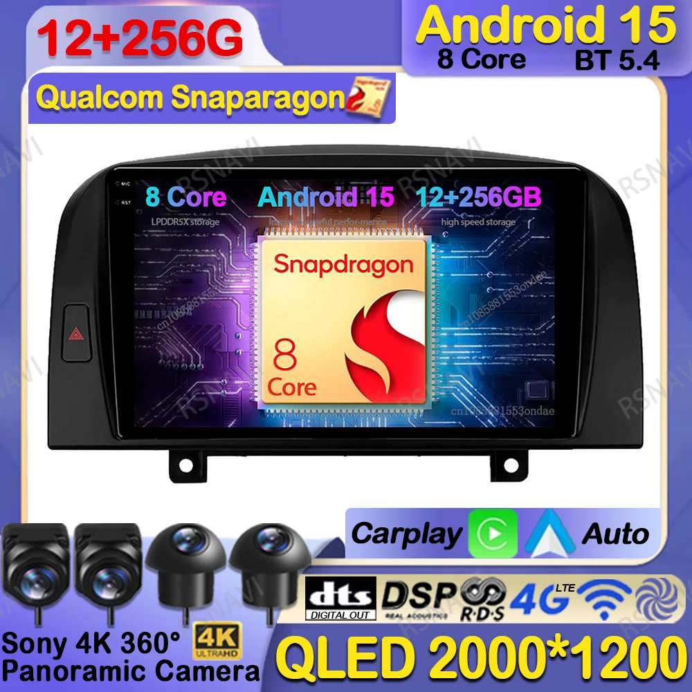 Автомобильный радиоприемник Android 15 для Hyundai SONATA NF 2004 2005 2006 2007 2008, авторадио, мультимедийный DSP, головное устройство, стерео BT 4G LTE QLED GPS
Автомобильный радиоприемник Android 15 для Hyundai SONATA NF 2004 2005 2006 2007 2008, авторадио, мультимедийный DSP, головное устройство, стерео BT 4G LTE QLED GPS