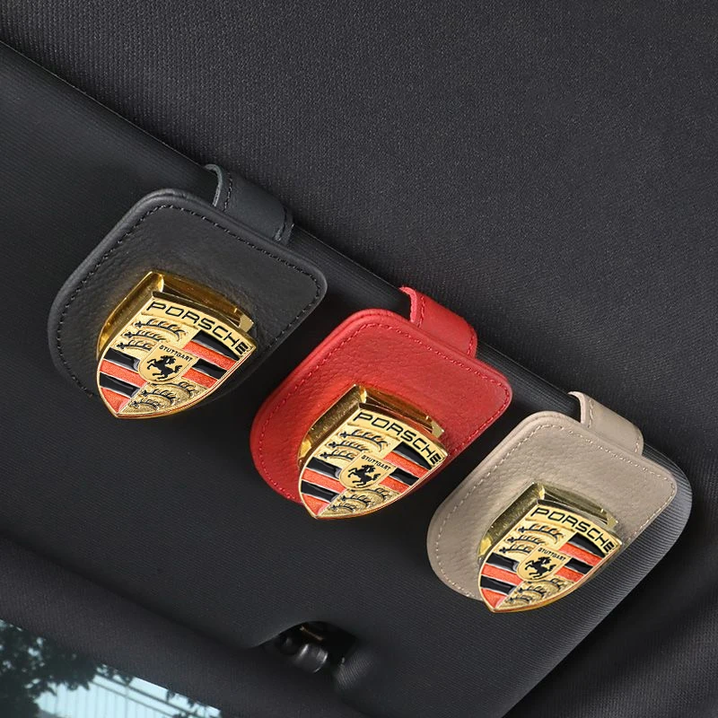 3D Metal Car Logo Glasses Clip Sunglasses Credit Card Storage Holder For Porsche 911 Pajun Cayenne Cayman Panamera Macan Taycan
3D Metal Car Logo Glasses Clip Sunglasses Credit Card Storage Holder For Porsche 911 Pajun Cayenne Cayman Panamera Macan Taycan