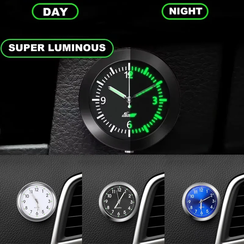 Car Mini Digital Clock Luminous Stick-On High-quality Self-adhesive Mechanics Quartz Clocks Auto Internal Ornament Accessories
Car Mini Digital Clock Luminous Stick-On High-quality Self-adhesive Mechanics Quartz Clocks Auto Internal Ornament Accessories