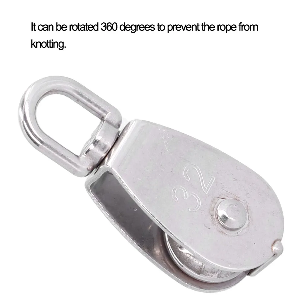 M25/32/50 мм поворотный шкив с одним колесом, подъемный шкив из нержавеющей стали 304, роликовый канат для подъема лодки, шкив для подъема лодки
M25/32/50 мм поворотный шкив с одним колесом, подъемный шкив из нержавеющей стали 304, роликовый канат для подъема лодки, шкив для подъема лодки