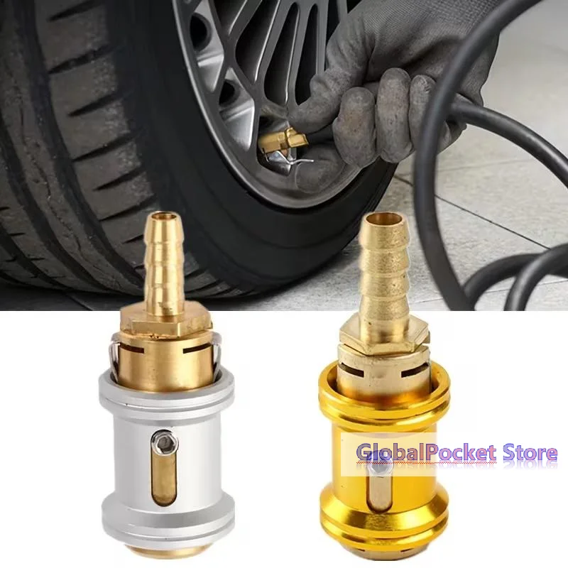 6.5/8mm Car Tire Valve Clip Pump Nozzle Clamp Solid Brass Air Chuck Inflator Pump Adapter Quick Connect The Inflation Connector
6.5/8mm Car Tire Valve Clip Pump Nozzle Clamp Solid Brass Air Chuck Inflator Pump Adapter Quick Connect The Inflation Connector