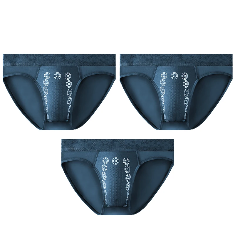 3pc Breathable skin-friendly negative ion briefs, let the skin breathe freely, comfortable upgrade
3pc Breathable skin-friendly negative ion briefs, let the skin breathe freely, comfortable upgrade