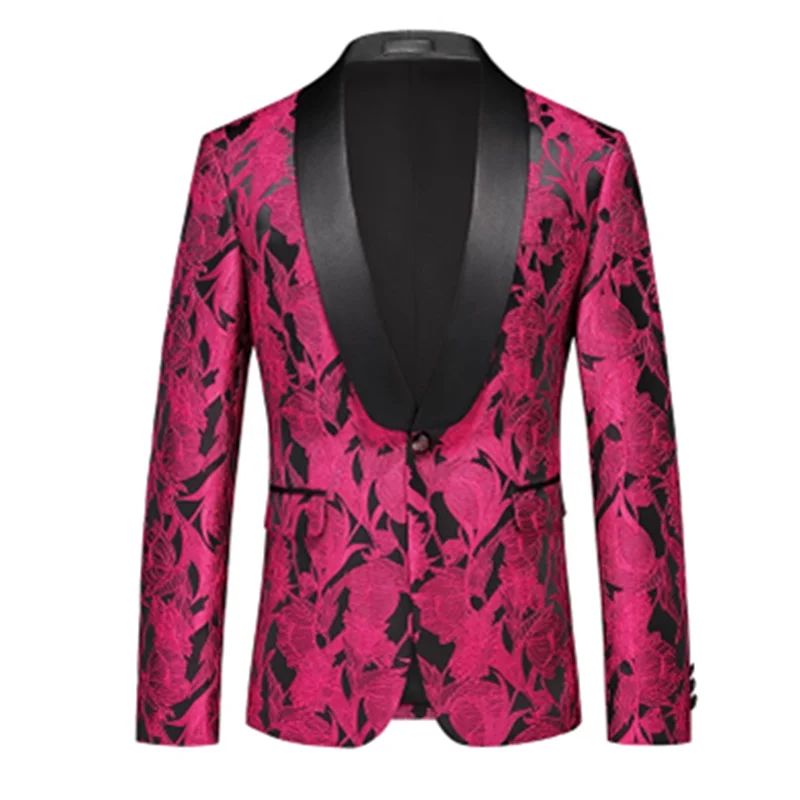 High-quality men's Slim business casual fashion stage large size patterned single-breasted suit jacket
High-quality men's Slim business casual fashion stage large size patterned single-breasted suit jacket