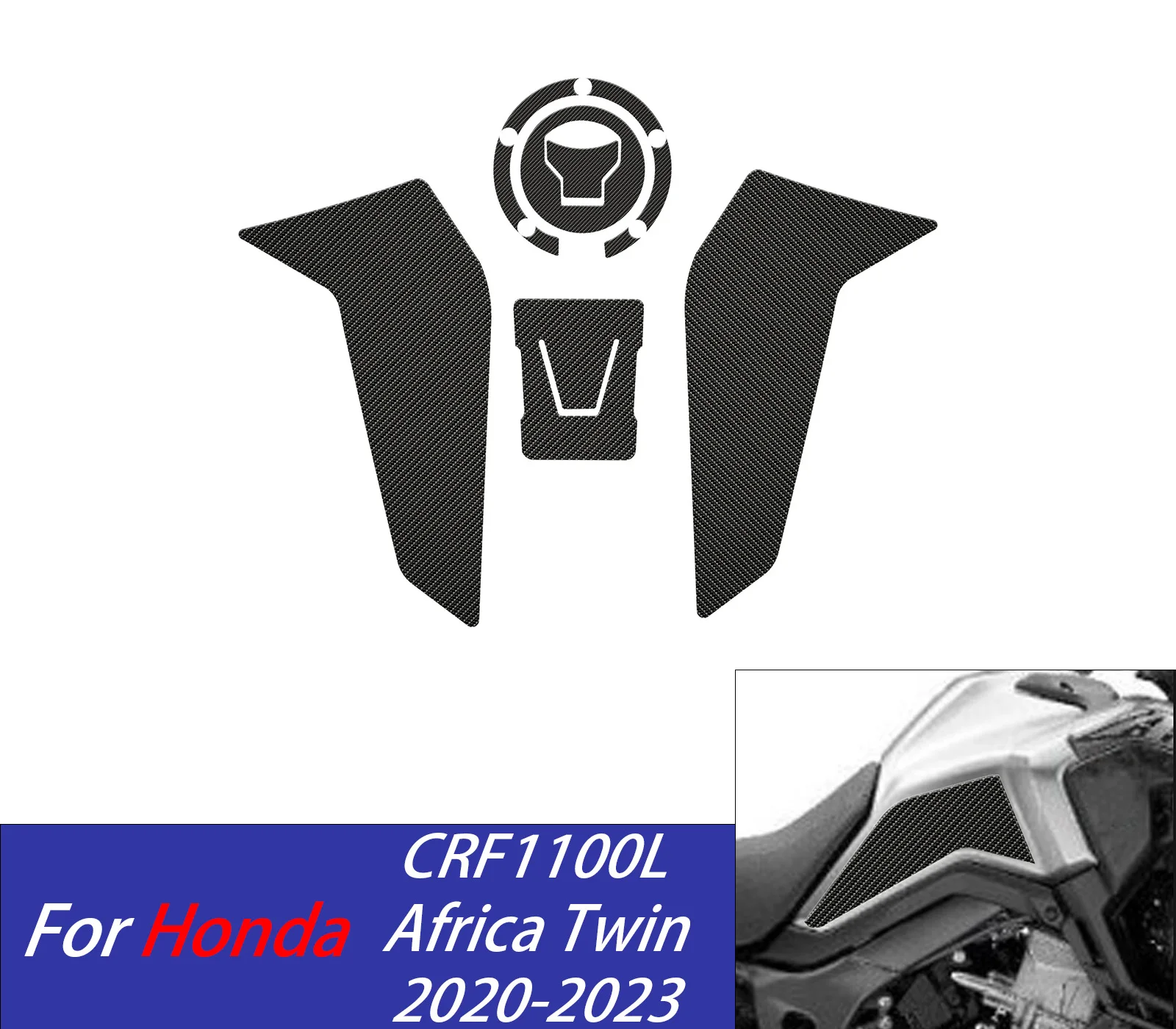 For CRF1100L Anti Slip Fuel Tank Stickers Gas Cap Oil Protect Pad ForHonda CRF1100L Africa Twin 2020-2023 Motorcycle Accessories
For CRF1100L Anti Slip Fuel Tank Stickers Gas Cap Oil Protect Pad ForHonda CRF1100L Africa Twin 2020-2023 Motorcycle Accessories
