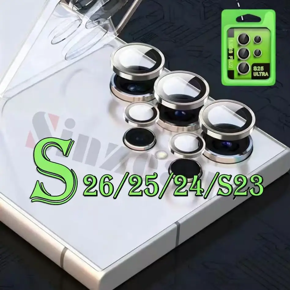 50pcs For Samsung Galaxy S25 S24 S23 S22 Ultra Plus FE Edge 3D Alloy Quick Stick Camera Lens Tempered Glass Screen Protector
50pcs For Samsung Galaxy S25 S24 S23 S22 Ultra Plus FE Edge 3D Alloy Quick Stick Camera Lens Tempered Glass Screen Protector