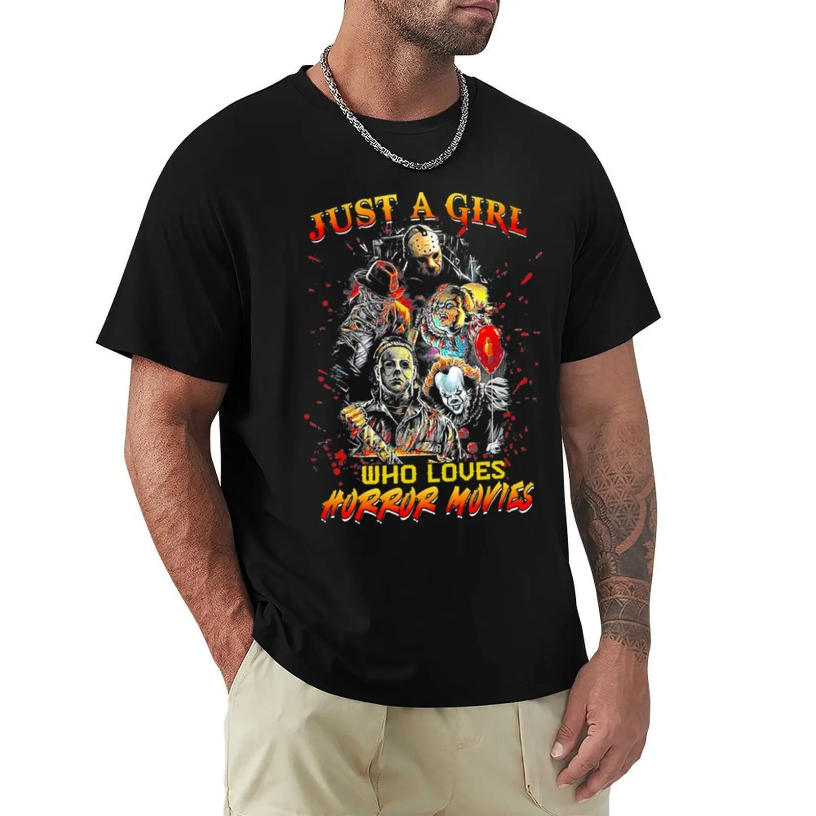 Just A Girl Who Loves Horror Movies T-ShirtJust A Girl Who Loves Horror Movies T-Shirt
Just A Girl Who Loves Horror Movies T-ShirtJust A Girl Who Loves Horror Movies T-Shirt