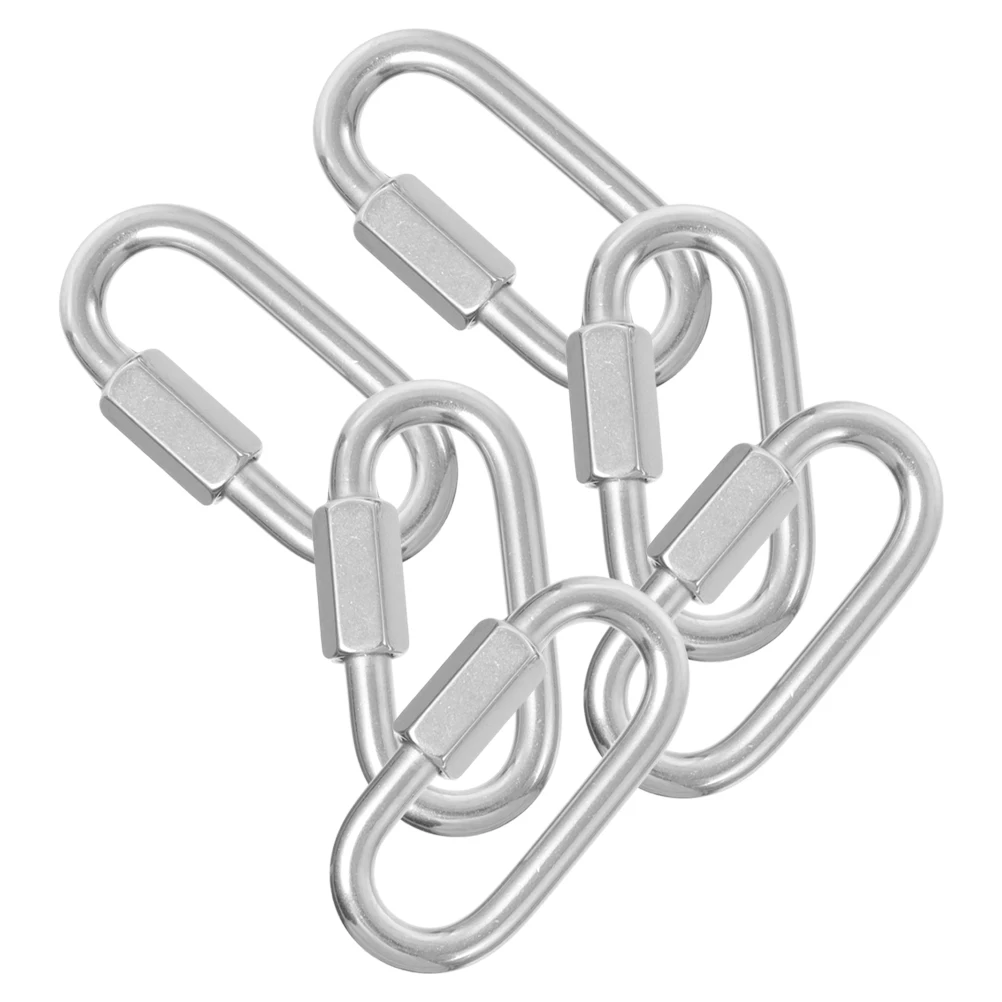 6pcs Stainless Steel Durable M4 Mini Clips for Camping Hiking Outdoor Gear Trekking Tools Metal Buckles Chains
6pcs Stainless Steel Durable M4 Mini Clips for Camping Hiking Outdoor Gear Trekking Tools Metal Buckles Chains