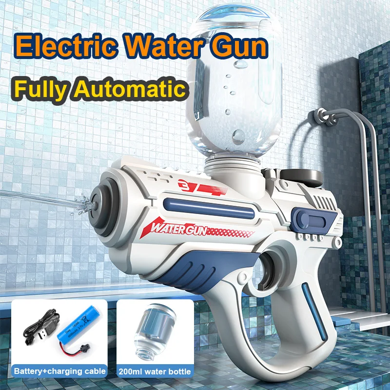 Electric Water Gun Automatic Continuous Beach Large-capacity Swimming Pool Summer Outdoor Fun Toy for Baby Children Boy
Electric Water Gun Automatic Continuous Beach Large-capacity Swimming Pool Summer Outdoor Fun Toy for Baby Children Boy