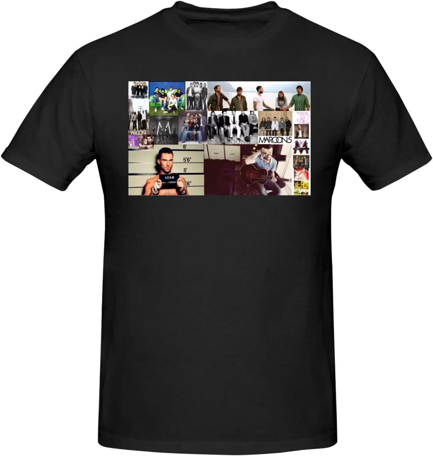 Maroon Music 5 Shirt Men'S Breathable Crewneck Short Sleeve Cotton Tshirts Personalized Pattern Custom Tee Black
Maroon Music 5 Shirt Men'S Breathable Crewneck Short Sleeve Cotton Tshirts Personalized Pattern Custom Tee Black