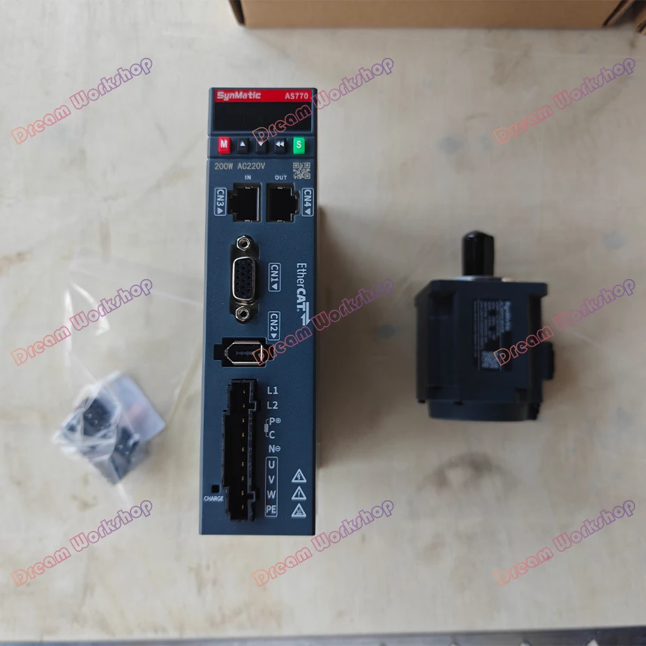 SynMatic AS770P2T2R8 Сервопривод EtherCAT 23-битный многооборотный оптический энкодер 400 Вт Макс. крутящий момент 4,45 нм Серводвигатель заменяет Inovance
SynMatic AS770P2T2R8 Сервопривод EtherCAT 23-битный многооборотный оптический энкодер 400 Вт Макс. крутящий момент 4,45 нм Серводвигатель заменяет Inovance