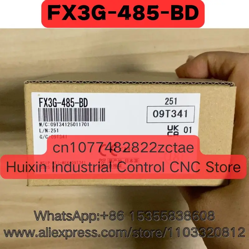 Совершенно новый и оригинальный коммуникационный модуль FX3G-485-BD FX3G 485 BD
Совершенно новый и оригинальный коммуникационный модуль FX3G-485-BD FX3G 485 BD