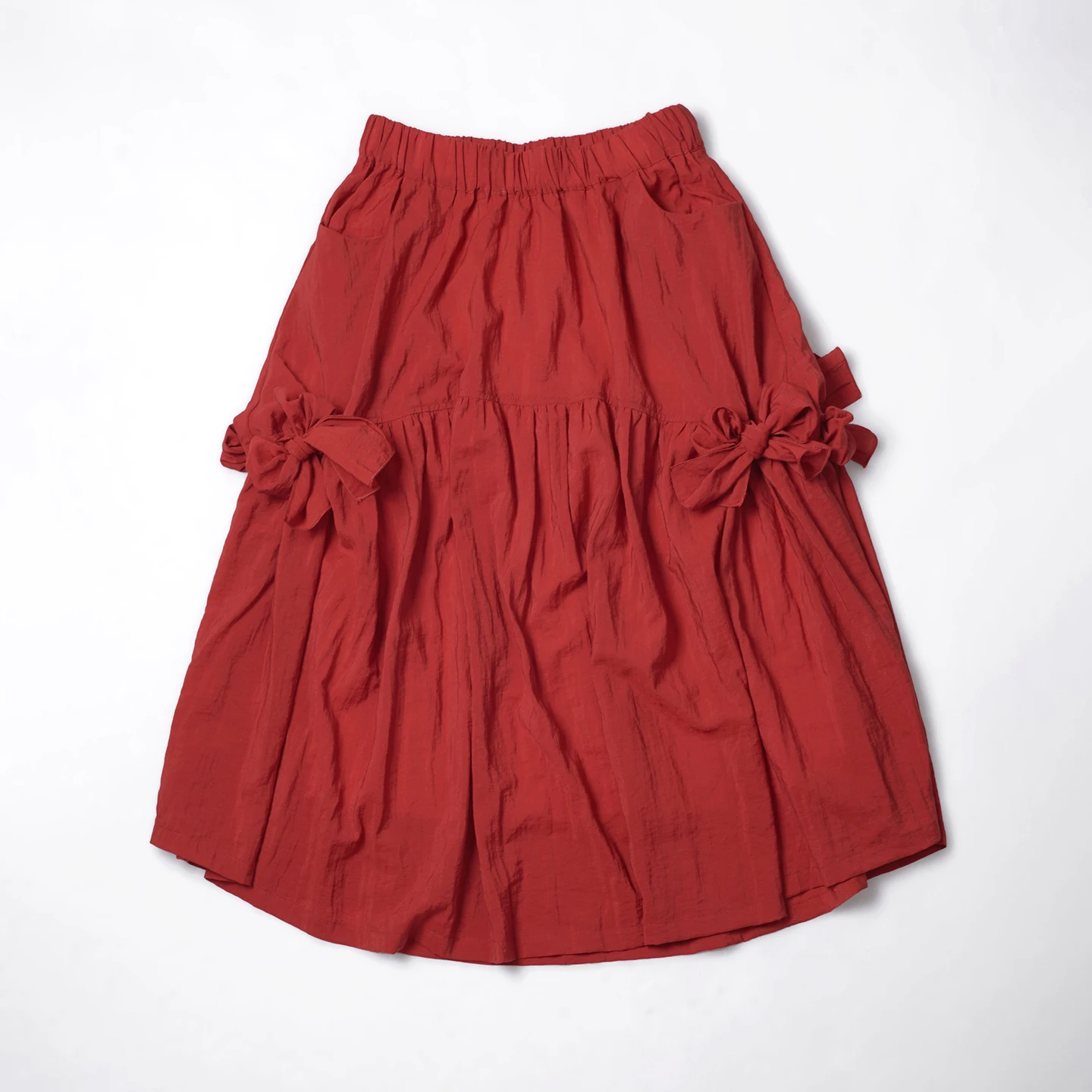 Red Japanese Half length Skirt imakokoni Spring/Summer Original Artistic Elastic Waist Bow Mid length Skirt for Women 265485
Red Japanese Half length Skirt imakokoni Spring/Summer Original Artistic Elastic Waist Bow Mid length Skirt for Women 265485