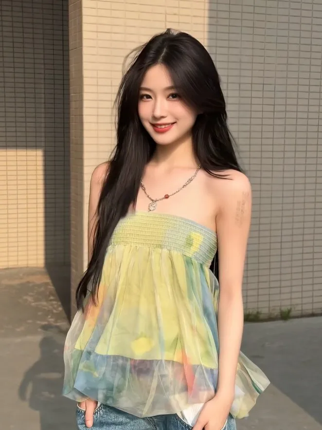 Beachy Vacation Style One Shoulder Tube Top Design Sensation Small Strap Summer 2026 Korean Version Regular Length Print
Beachy Vacation Style One Shoulder Tube Top Design Sensation Small Strap Summer 2026 Korean Version Regular Length Print