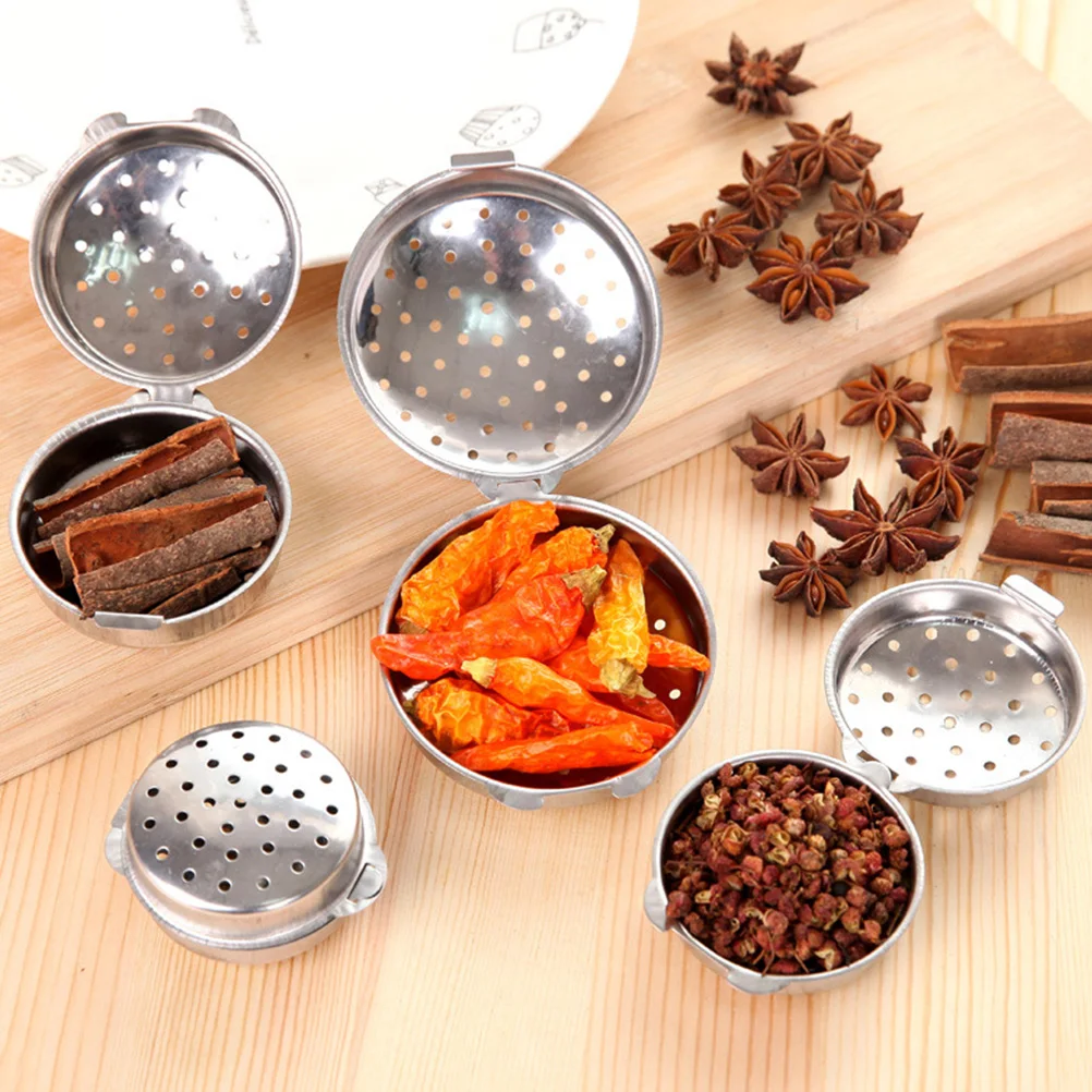 Seasoning Balls Strainer Soup Tea Infuser Spice for Cooking Stainless Steel Marinated Material
Seasoning Balls Strainer Soup Tea Infuser Spice for Cooking Stainless Steel Marinated Material