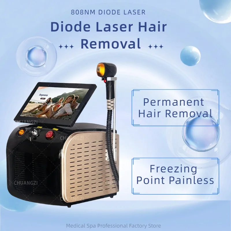 Diode Laser Hair Remova Ice Painless Alexandrite cooling system beauty machine
Diode Laser Hair Remova Ice Painless Alexandrite cooling system beauty machine