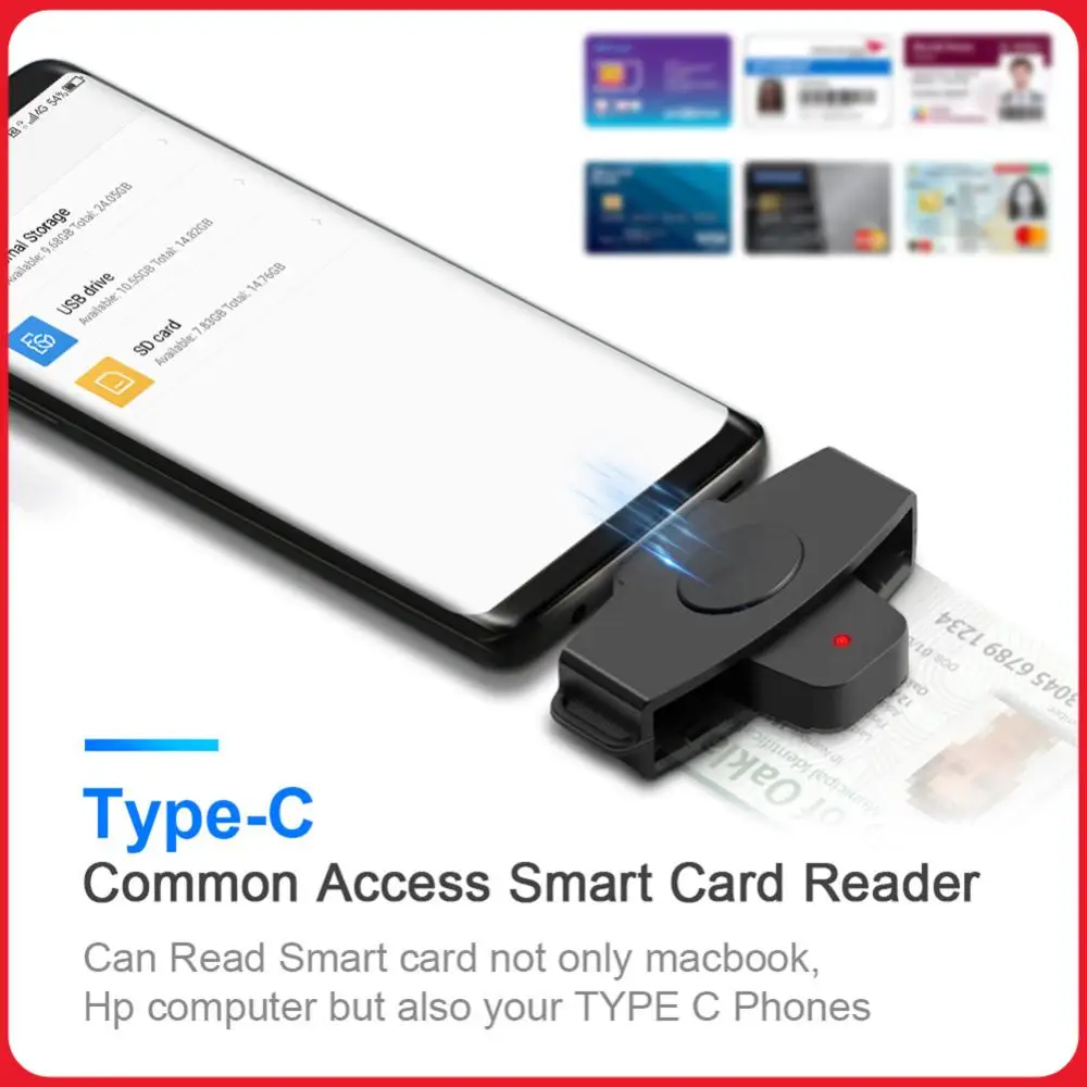 CAC Smart Card Reader Bank Tax Declaration EMV Card External Reader Accessories Support for Windows for OS
CAC Smart Card Reader Bank Tax Declaration EMV Card External Reader Accessories Support for Windows for OS