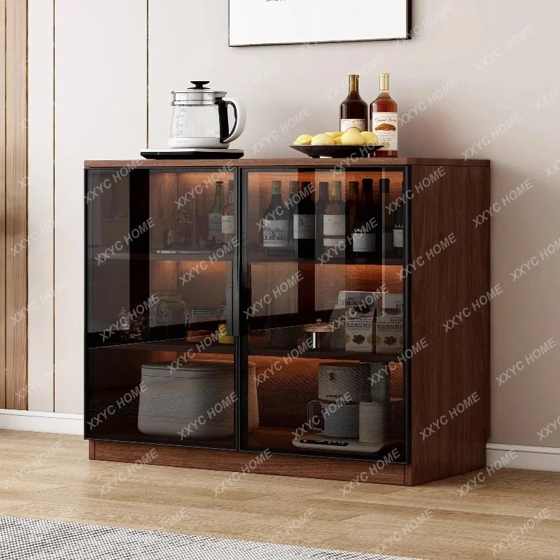 GGSolid wood dining side modern simple living room kitchen storage wine cabinet integrated against the wall
GGSolid wood dining side modern simple living room kitchen storage wine cabinet integrated against the wall