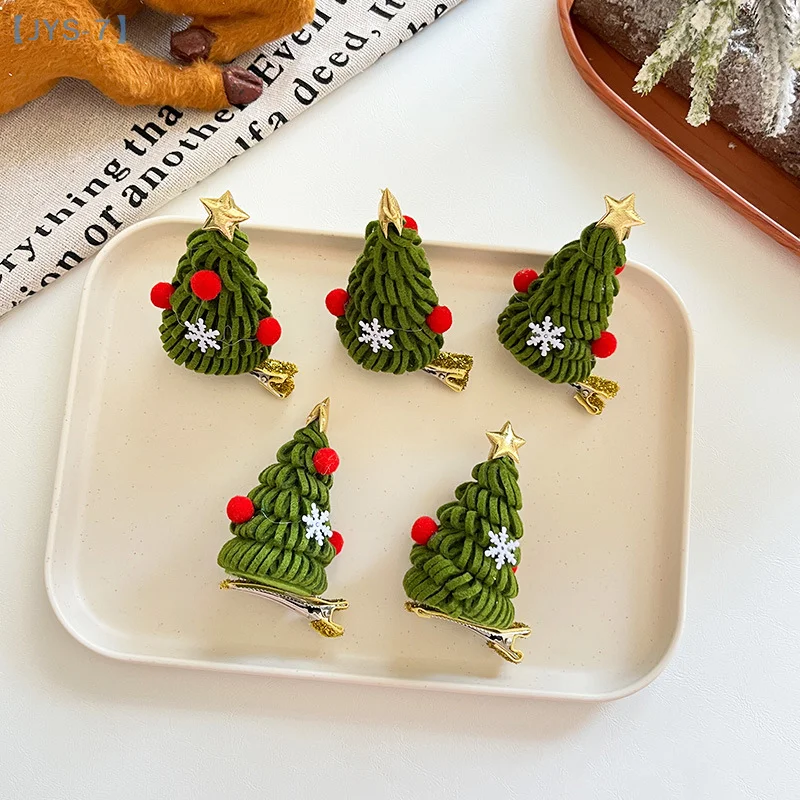 【JYS-7】Cute Christmas Tree Hair Clips For Girls Green Tree Decor Hair Accessories With Glitter Star New Year Christmas Gifts
【JYS-7】Cute Christmas Tree Hair Clips For Girls Green Tree Decor Hair Accessories With Glitter Star New Year Christmas Gifts