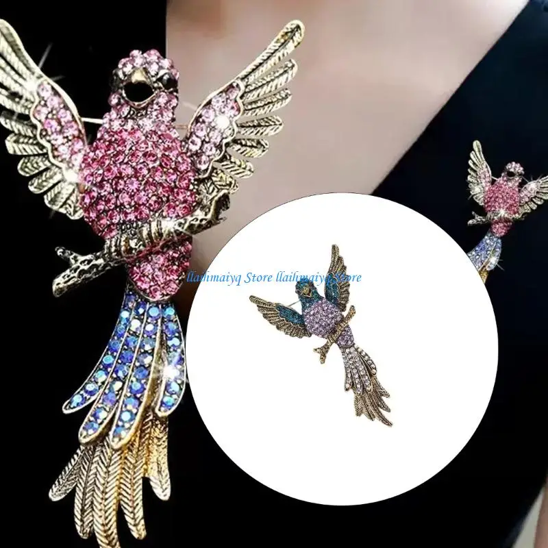 573B Colorful Crystal Hawks Brooch Retro Design Sturdy Alloy Jewelry Fashion Accessory
573B Colorful Crystal Hawks Brooch Retro Design Sturdy Alloy Jewelry Fashion Accessory