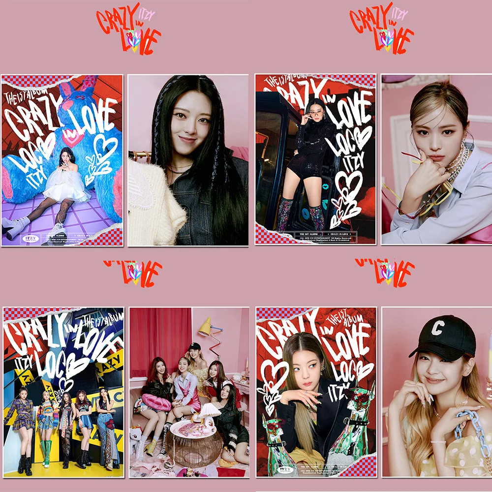 2PCS NEW KPOP ITZY Poster Album CRAZY IN LOVE Sticky Poster Whitepaper Sticker Room Bar Cafe Wall Decoration Fan Collection Gift
2PCS NEW KPOP ITZY Poster Album CRAZY IN LOVE Sticky Poster Whitepaper Sticker Room Bar Cafe Wall Decoration Fan Collection Gift