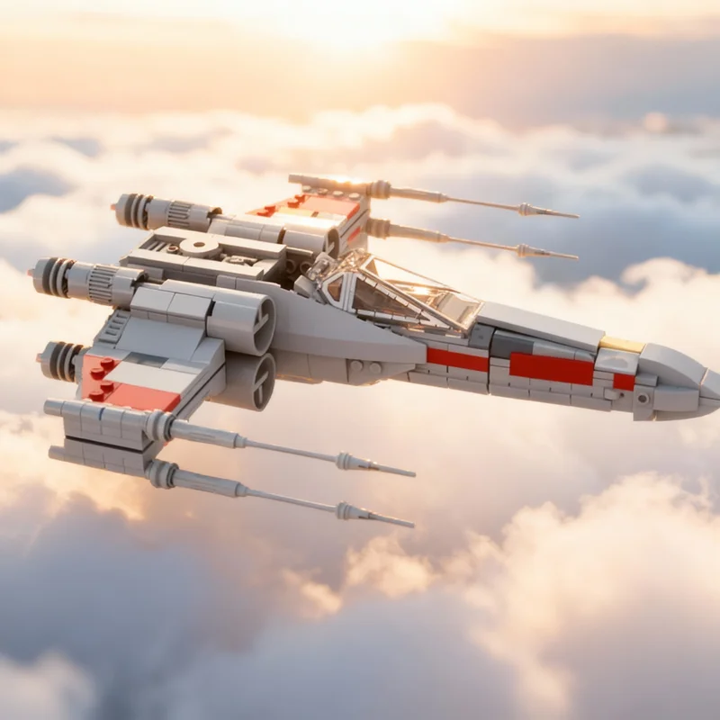 586pcs MOC Gray Red Five Starfighter 2 0 Update Star Battle Model Building Blocks Construction Christmas Gifts Toys Idea Brick
586pcs MOC Gray Red Five Starfighter 2 0 Update Star Battle Model Building Blocks Construction Christmas Gifts Toys Idea Brick