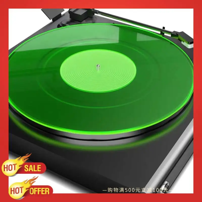 300Mmx3mm Acrylic Turntable Mat For Phonograph Turntable Vinyl Anti-Static LP Mat, For Disc Player, Easy To Use Durable Green
300Mmx3mm Acrylic Turntable Mat For Phonograph Turntable Vinyl Anti-Static LP Mat, For Disc Player, Easy To Use Durable Green