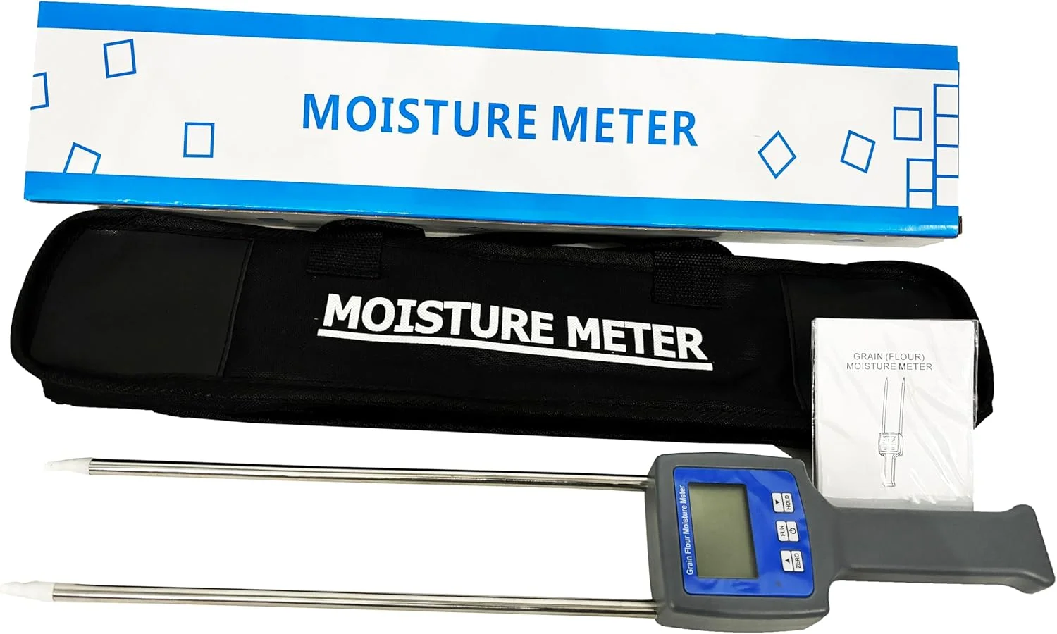 Wheat Flour Moisture Meter with Range 6-30% Resolusion 0.1 Accuracy ± 0.5%n 18.3x3x1.4 inch Electrical conductivity
Wheat Flour Moisture Meter with Range 6-30% Resolusion 0.1 Accuracy ± 0.5%n 18.3x3x1.4 inch Electrical conductivity